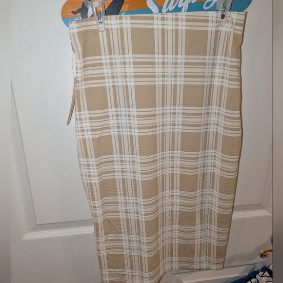 Nwt Brandy blu plaid skirt sz s - Picture 1 of 4
